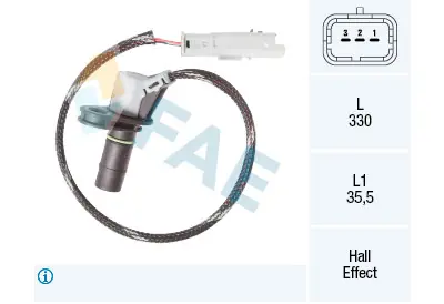 Sensor de revoluciones, caja de cambios FAE 79464 Envío Gratis